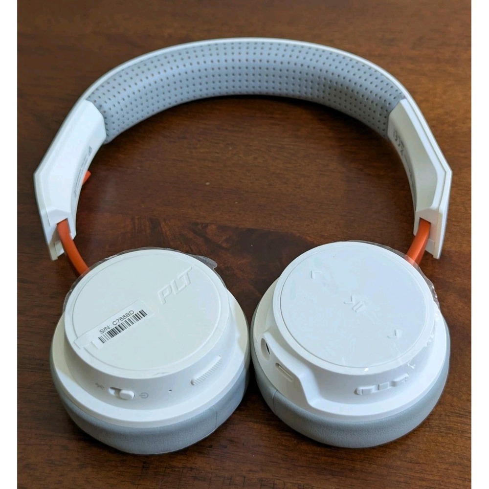 Plantronics Backbeat 500 Series Bluetooth Wireless Headphones White NEW Open Box